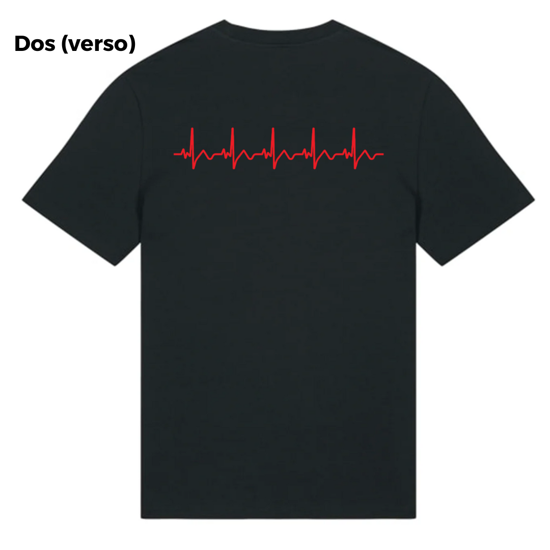 ❤️ T-shirt unisexe col rond « La vie continue » (Précommande)